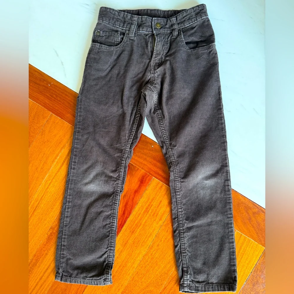 Gap Boys Pants Kids Dark Brown Corduroy Pant Size 7 Regular  Adjustable waist